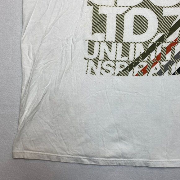Vintage Ecko Unltd T-Shirt Men's 3XL White Short Sleeve Hip Hop Big Graphic Y2K - Picture 5 of 12